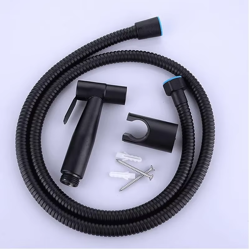 Toilet Fill Valve - Toilet Bidet Faucet Black Handheld Sprayer