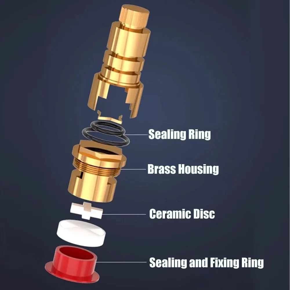 Brass G1/2 Angle Valve Hot Col - Toilet Fill Valve review and price